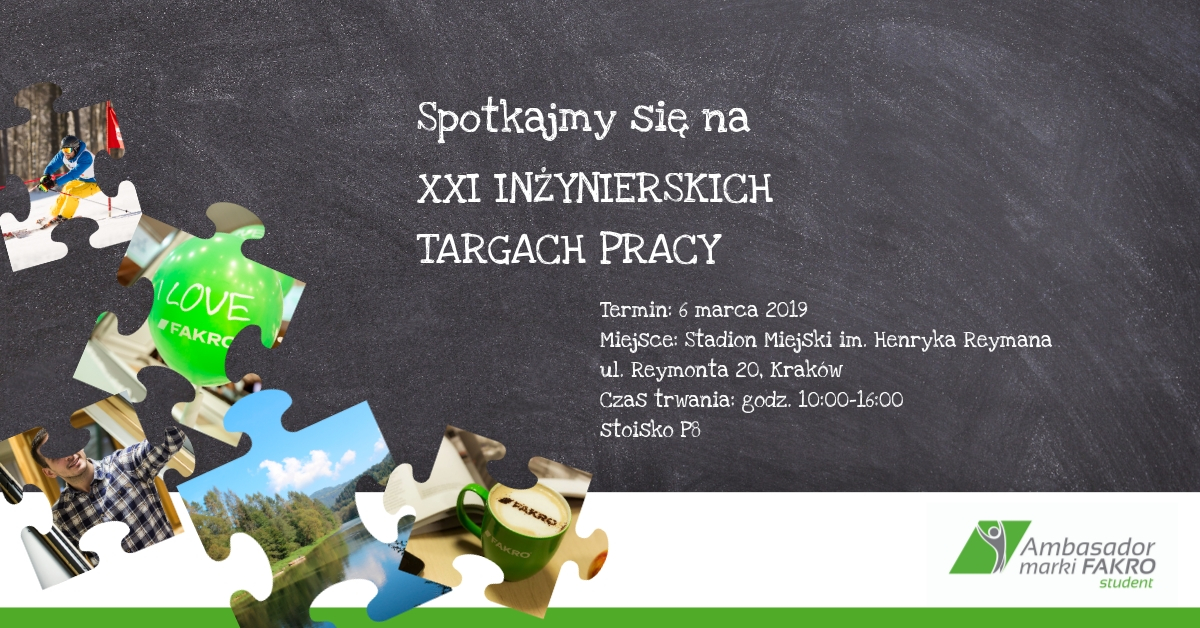 W tym roku ponownie pojawimy się na Inżynierskich Targach Pracy w Krakowie!